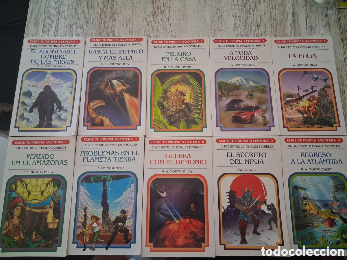 Libros de segunda mano: Elige tu propia aventura SM. Colecci&oacute;n completa 10 librojuegos