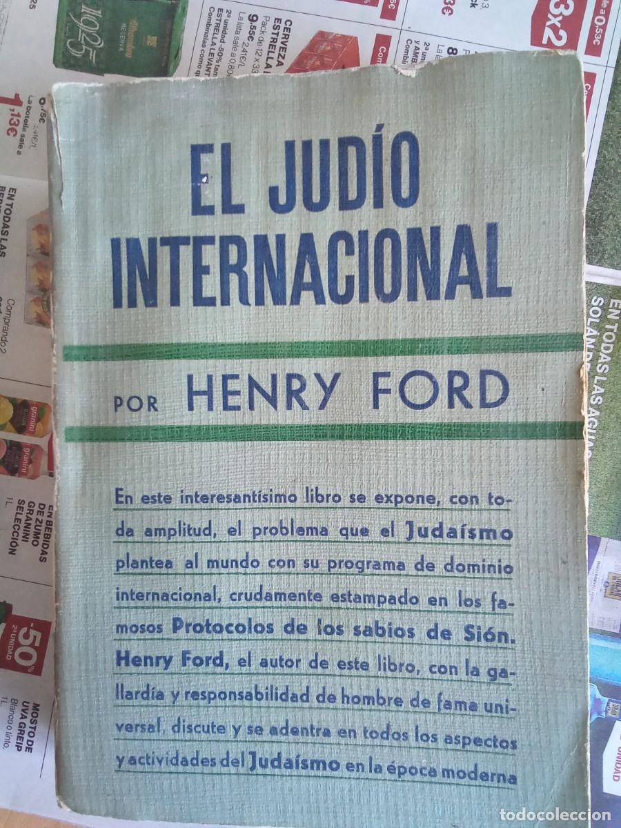 Libros de segunda mano: El jud&iacute;o internacional. Por Henry Ford - Foto 1