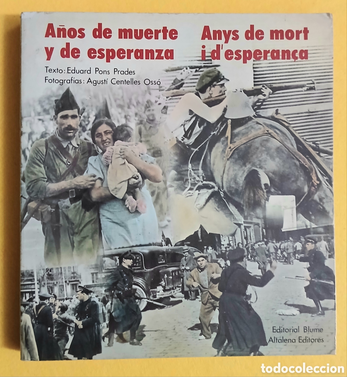 Libros de segunda mano: A&ntilde;os de muerte y de esperanza Anys de mort i d'esperan&ccedil;a