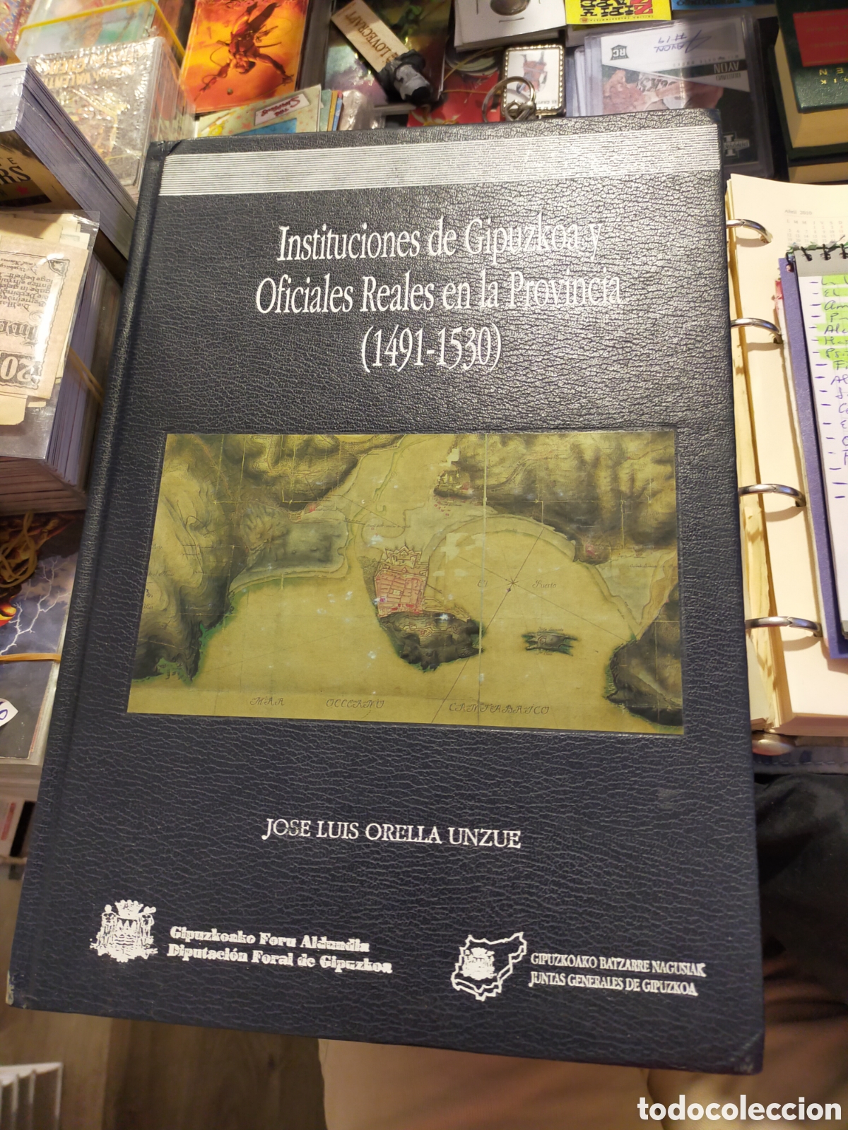 Libros de segunda mano: INSTITUCIONES DE GUIP&Uacute;ZCOA Y OFICIALES REALES EN LA PROVINCIA 1491-1530 JOSE LUIS ORELLA UNZUE