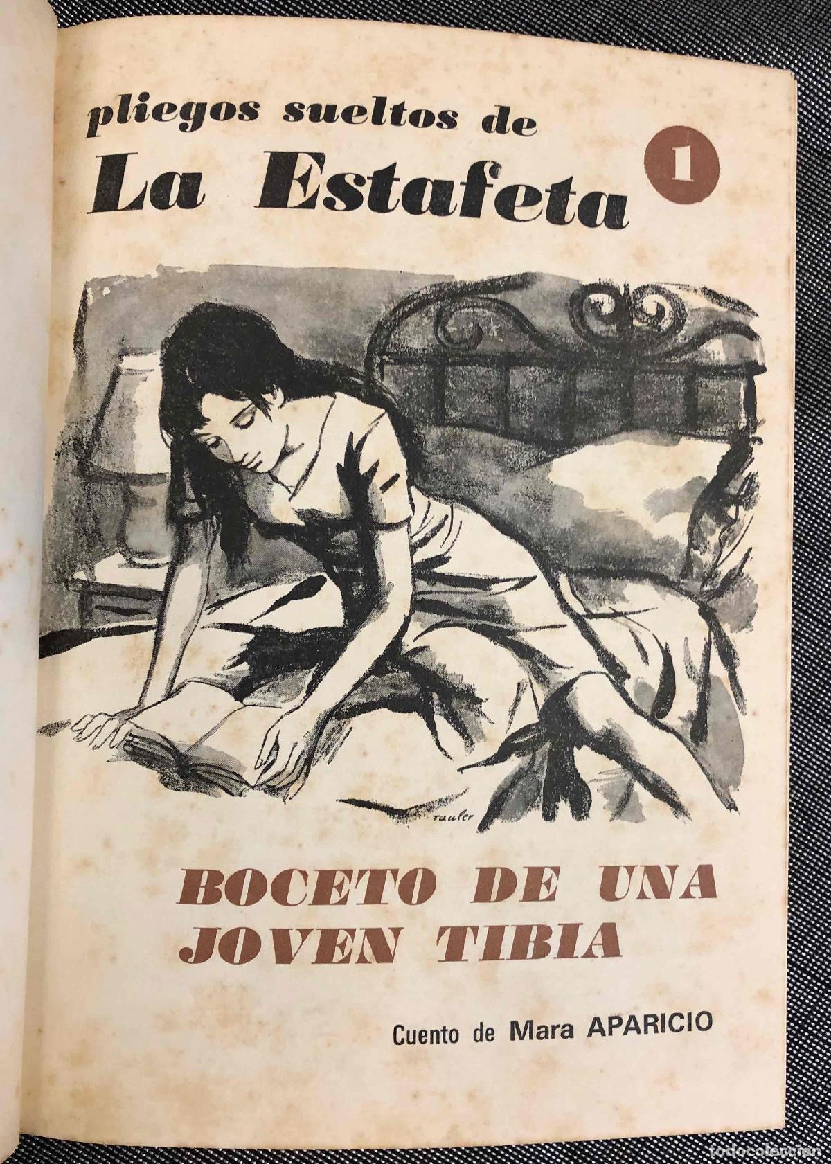 Libros de segunda mano: PLIEGOS SUELTOS DE LA ESTAFETA N&ordm; 1 AL 40 ENCUADERNADOS EN UN TOMO.