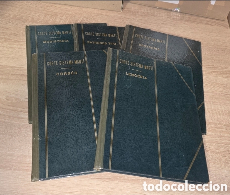 Libros de segunda mano: SISTEMA MARTI DE CORTE Y CONFECCION. 5 VOLUMENES. COLECCION COMPLETA. SASTRERIA, LENCERIA. CORS&Eacute;S..