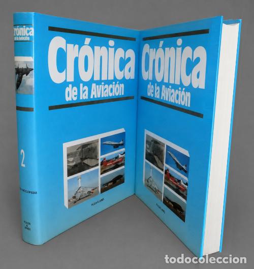 Libros de segunda mano: �F2947 - [COMPLETA 2 TOMOS]. CRONICA DE LA AVIACION. JACQUES LEGRAND. ED. PLAZA & JANES.