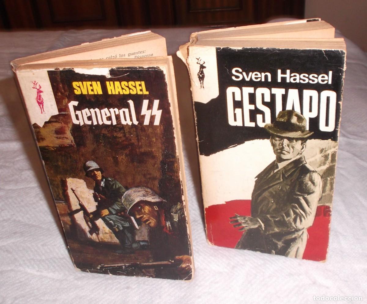 Libros de segunda mano: Gestapo - General SS dos libros de Sven Hassel a&ntilde;os 1974 - 1972