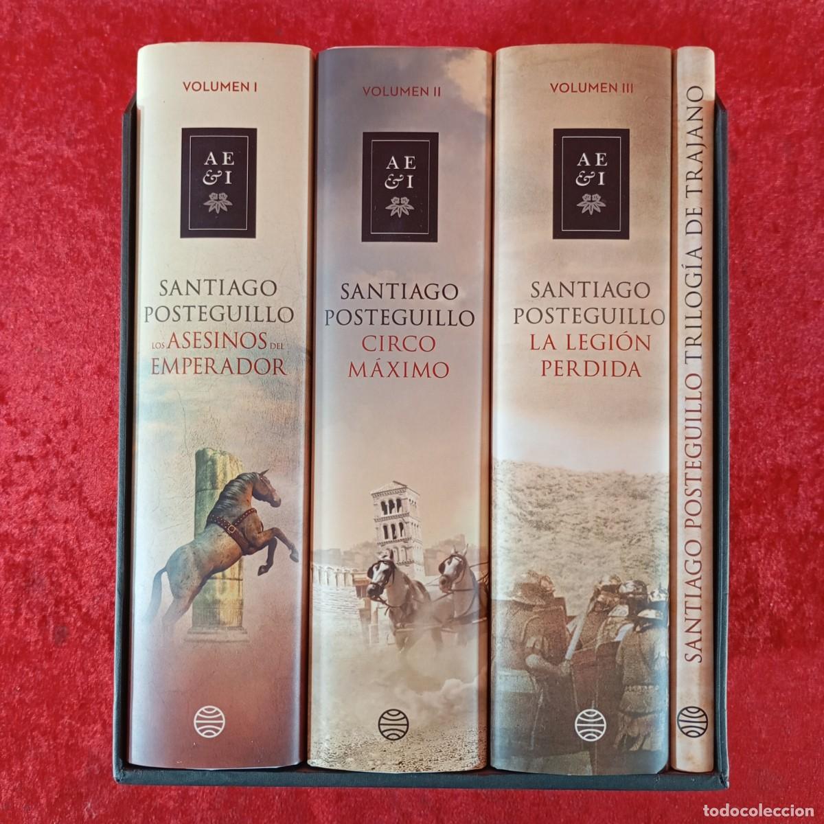 Libros de segunda mano: TRILOG&Iacute;A DE TRAJANO - SANTIAGO POSTEGUILLO - VOLUMEN I, II Y III - AE&I - PLANETA - 2016 / 1806
