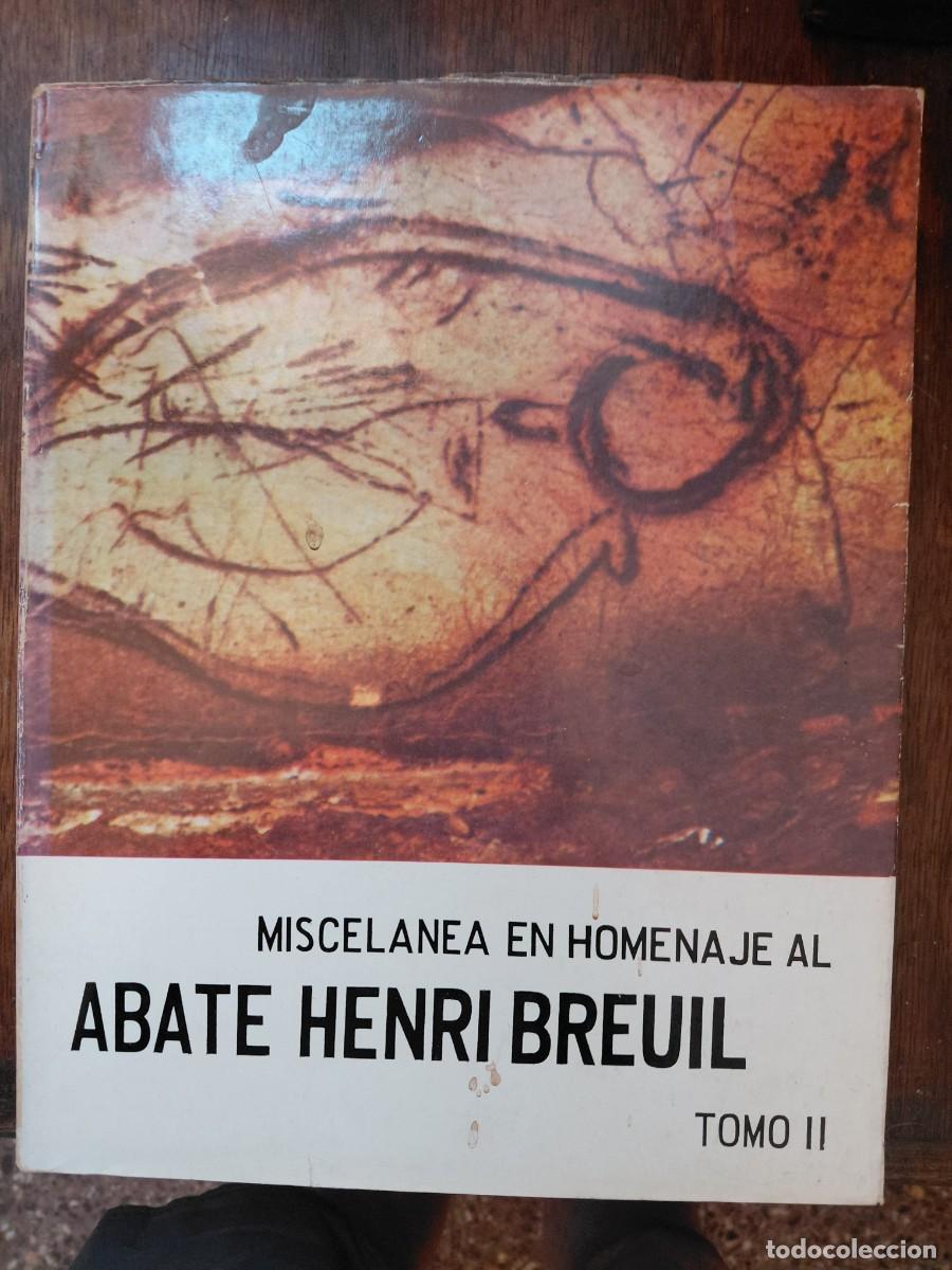 Libros de segunda mano: Miscel&aacute;nea en homenaje al abate Henri Breuil (1877-1961). RIPOLL PERELL&Oacute;