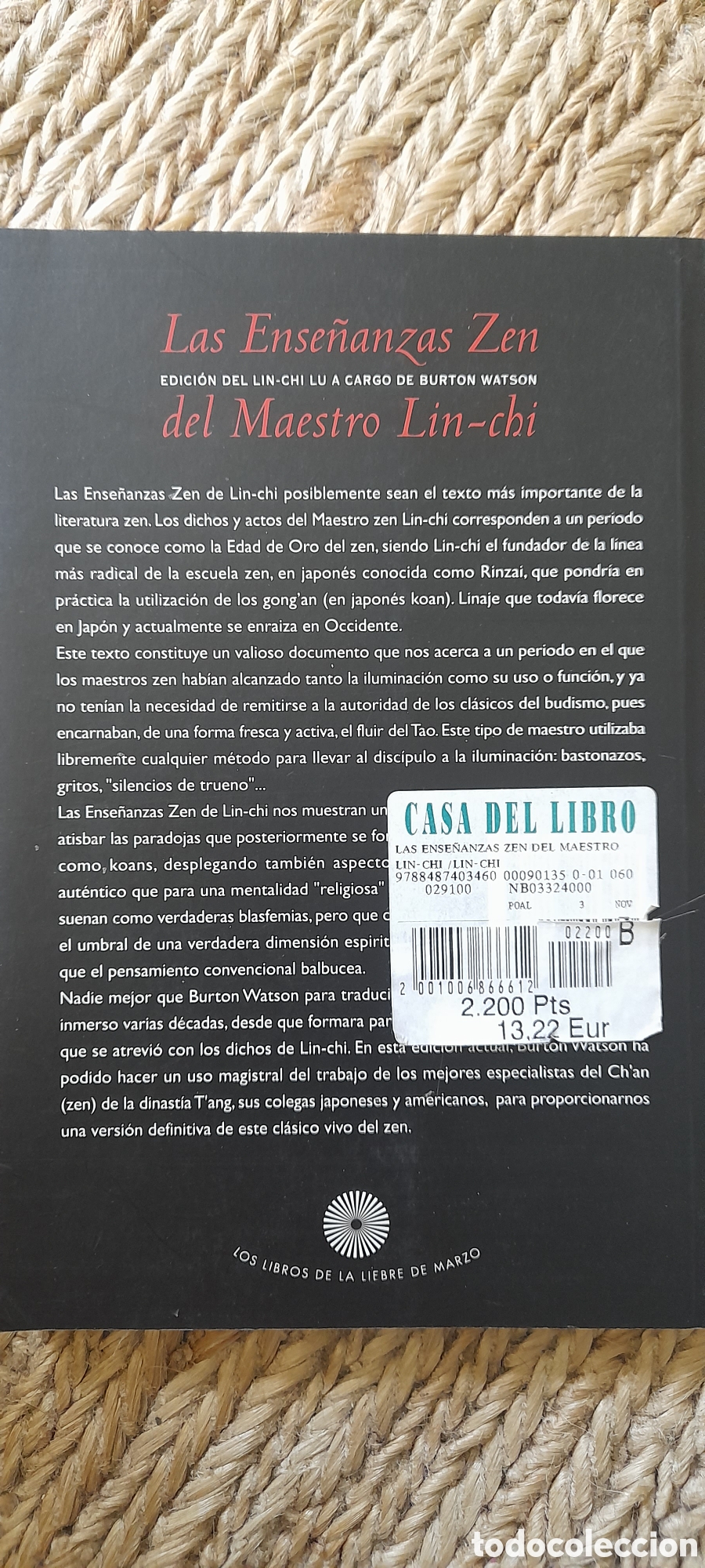 Libros de segunda mano: Las ense&ntilde;anzas zen del maestro Lin Chi - Foto 2