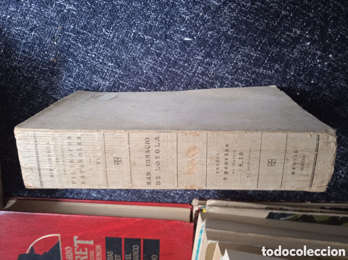 Libros de segunda mano: San Ignacio de Loyola - Los grandes fil&oacute;sofos espa&ntilde;oles- / Marcos, Benjam&iacute;n 1923