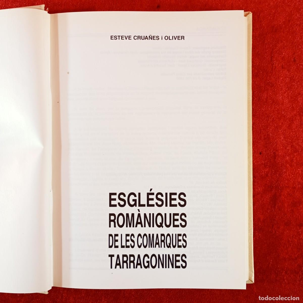 Libros de segunda mano: ESGL&Eacute;SIES ROM&Agrave;NIQUE DE LES COMARQUES TARRAGONINES - ESTEVE CRUA&Ntilde;ES I OLIVER - 1990 / 1833