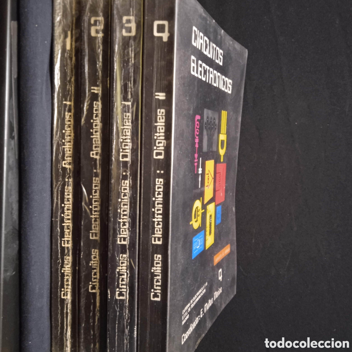 Libros de segunda mano: CIRCUITOS ELECTR&Oacute;NICOS (4 VOLS) - MU&Ntilde;OZ MERINO - C&Aacute;TEDRA ELECTR&Oacute;NIC ETSI DE MADRID *SUBRAYADOS* #COL