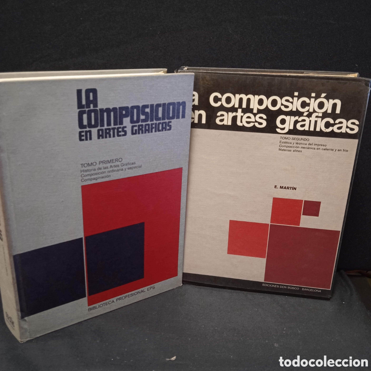 Libros de segunda mano: LA COMPOSICI&Oacute;N EN ARTES GR&Aacute;FICAS (2vols) - DON BOSCO 1970 #9720