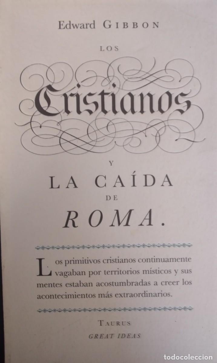 Libros de segunda mano: Los cristianos y la ca&iacute;da de Roma -Gibbon, Edward