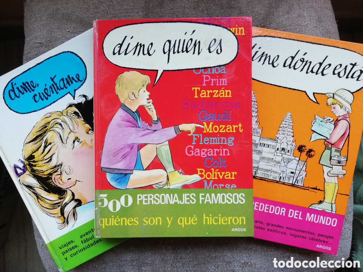 Gebrauchte B&uuml;cher: Dime qui&eacute;n es, donde est&aacute; y cu&eacute;ntame. 3 tomos Argos
