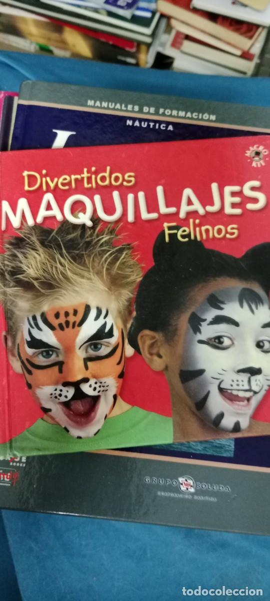 Livros em segunda m&atilde;o: DIVERTIDOS MAQUILLAJES FELINOS LIBRO M-4