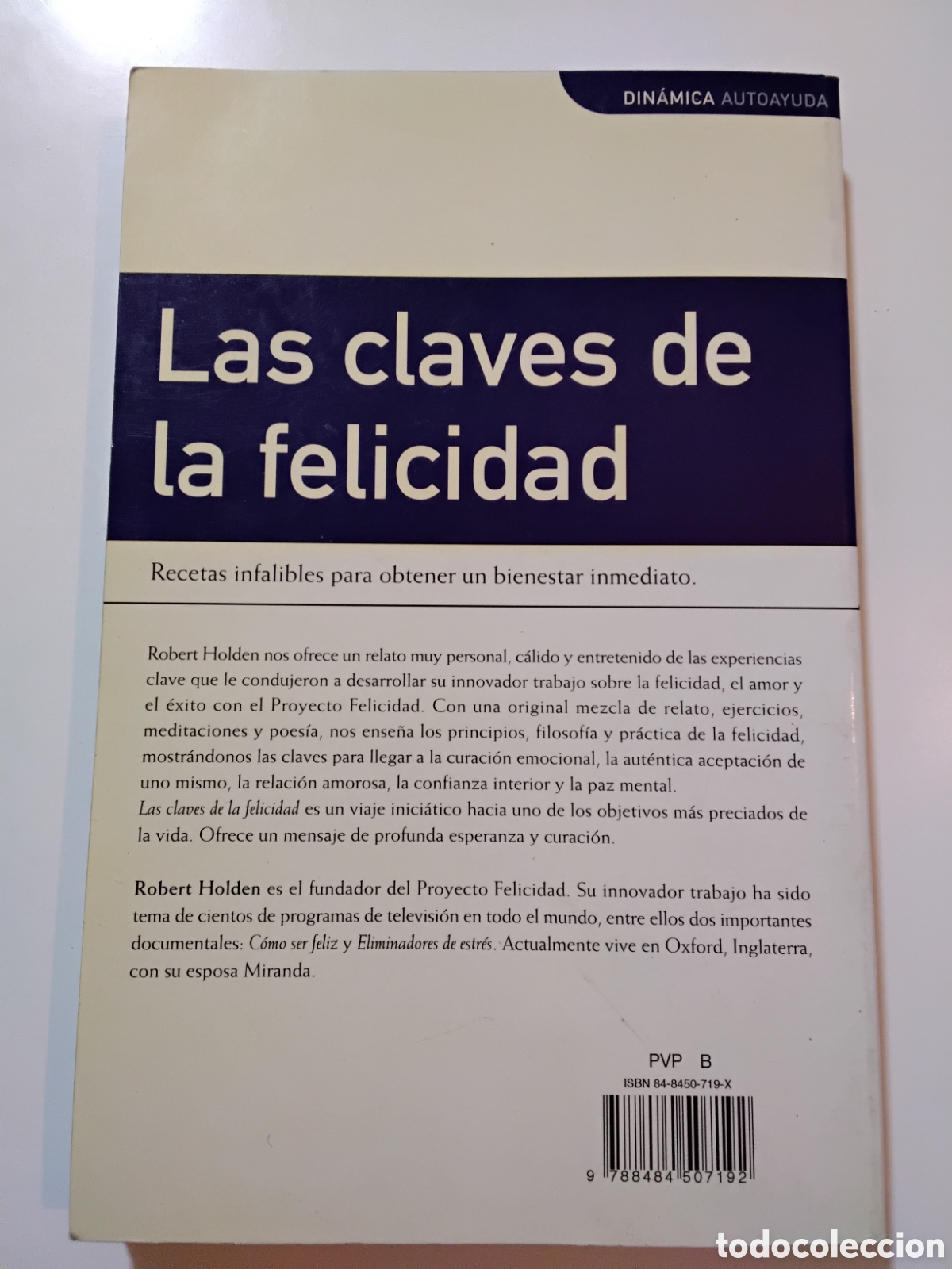 Libros de segunda mano: Robert Holden &ndash; Las claves de la felicidad &ndash; Ediciones de Bolsillo &ndash; 2001 - Foto 4