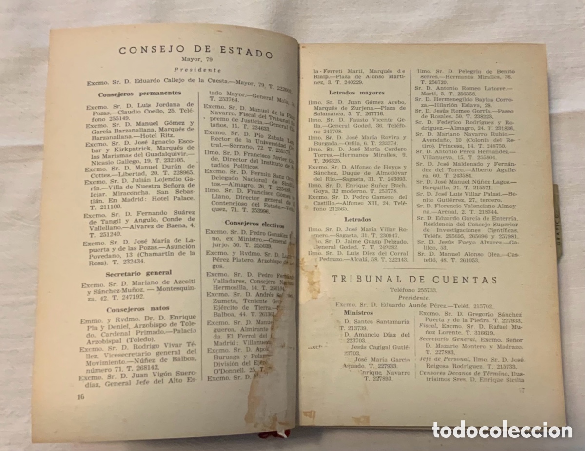 Libros de segunda mano: Anuario Espa&ntilde;ol del Gran Mundo. 1949 - Foto 5