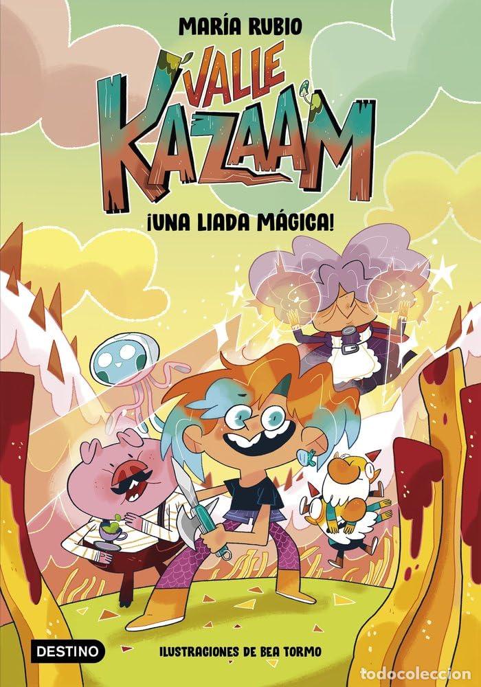 Libros de segunda mano: Valle Kazaam 1. &iexcl;Una liada m&aacute;gica! - Foto 1