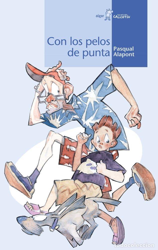 Libros de segunda mano: Con los pelos de punta: 1 (Calcet&iacute;n) - Foto 1