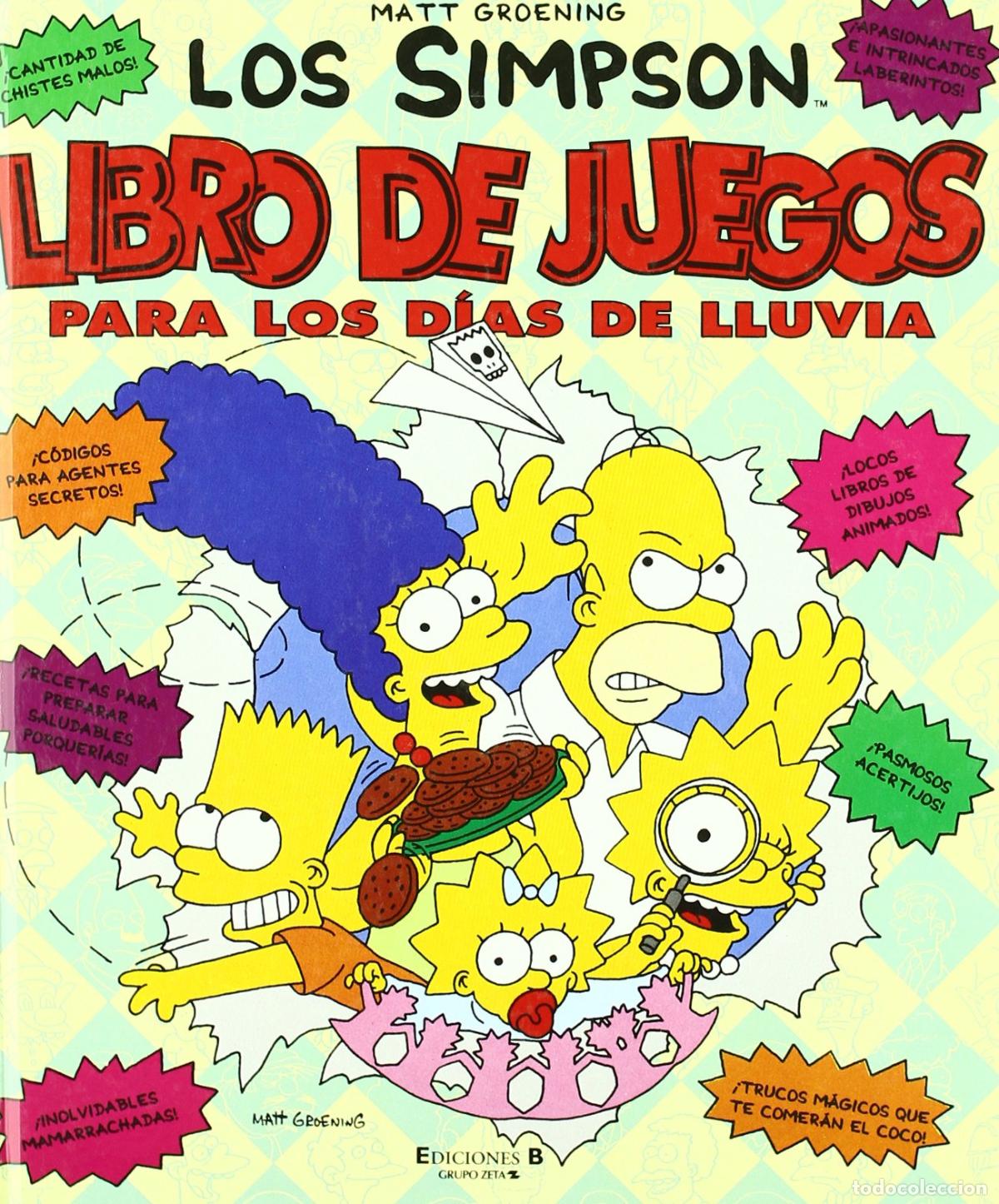 Livros em segunda m&atilde;o: Libro de juegos para los d&iacute;as de lluvia (Los Simpson. Actividades) (Bruguera Contempor&aacute;nea)