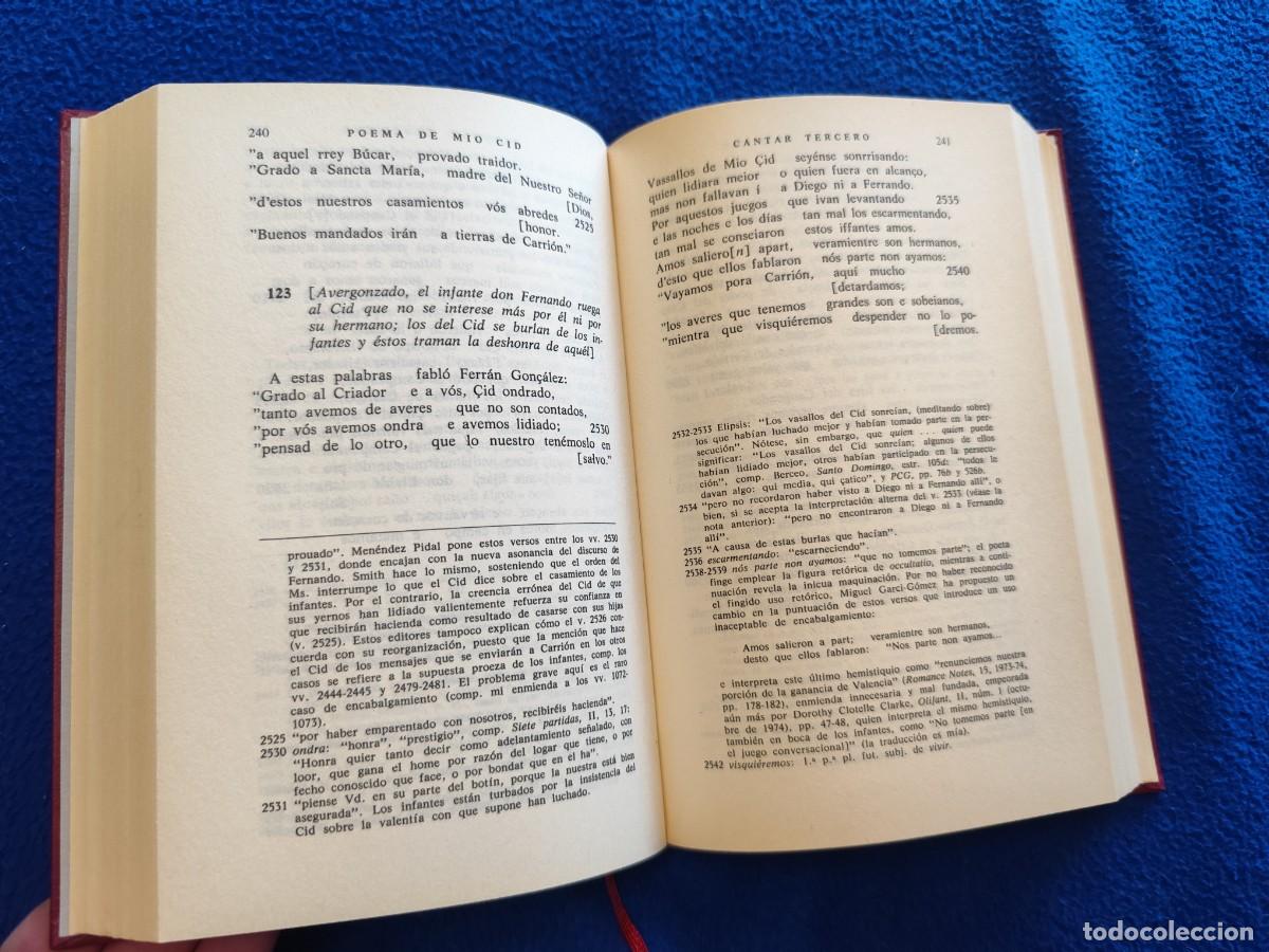 Libros de segunda mano: Poema de Mio Cid An&oacute;nimo Ed. Castalia 2001 - Foto 11