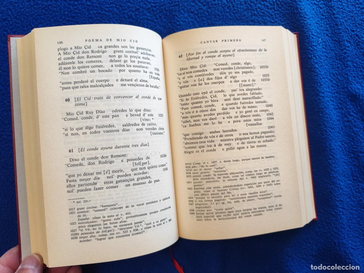 Libros de segunda mano: Poema de Mio Cid An&oacute;nimo Ed. Castalia 2001 - Foto 12