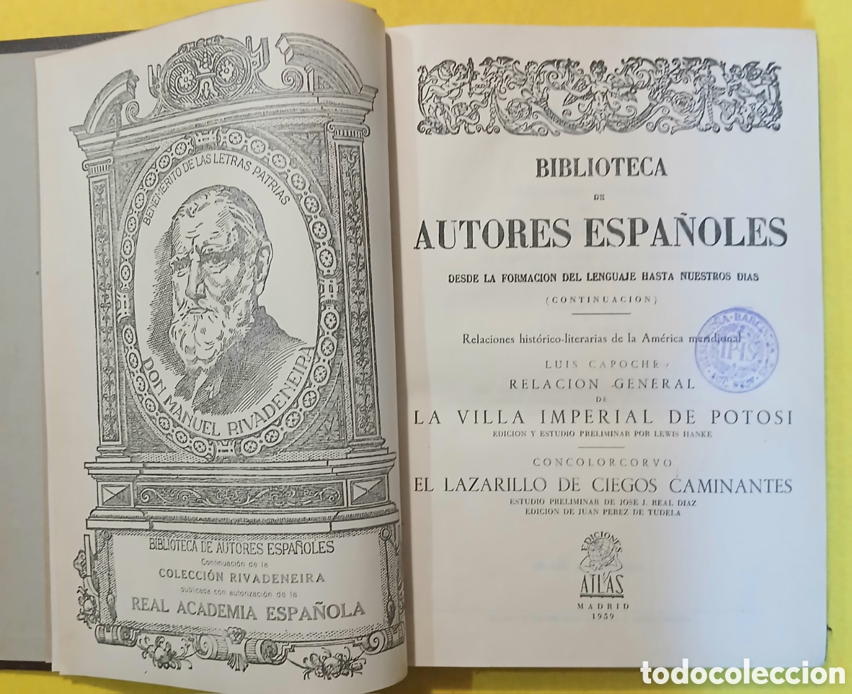 Libros de segunda mano: Relaci&oacute;n general de la villa imperial de Potos&iacute; y Concorlorcorvo. - Foto 3