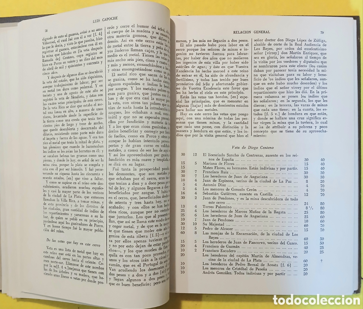 Libros de segunda mano: Relaci&oacute;n general de la villa imperial de Potos&iacute; y Concorlorcorvo. - Foto 5