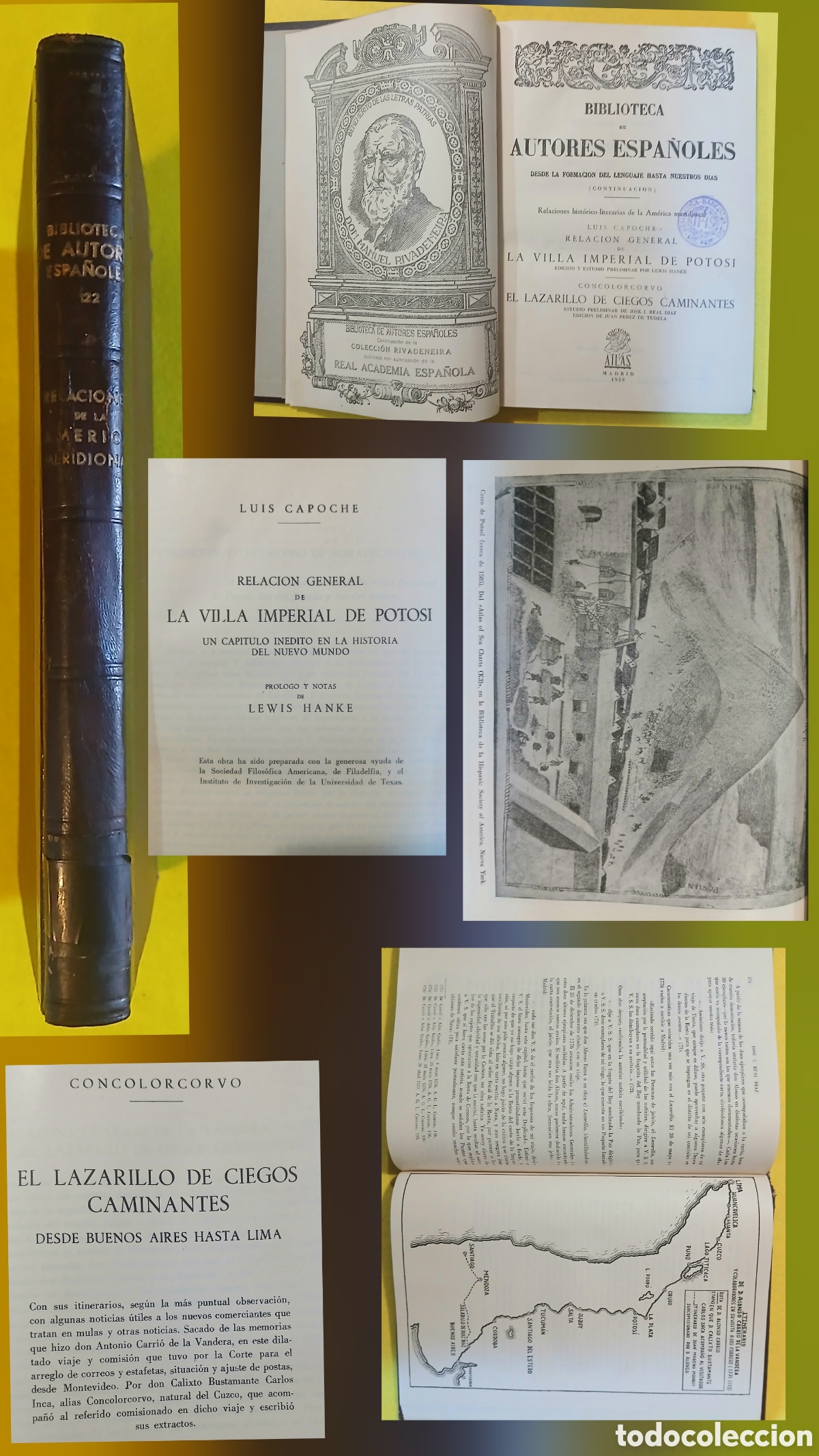 Libros de segunda mano: Relaci&oacute;n general de la villa imperial de Potos&iacute; y Concorlorcorvo.