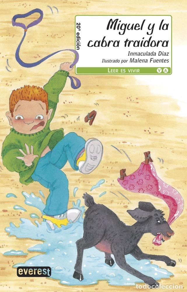 Libros de segunda mano: Miguel y la cabra traidora (Leer es vivir) - Foto 1