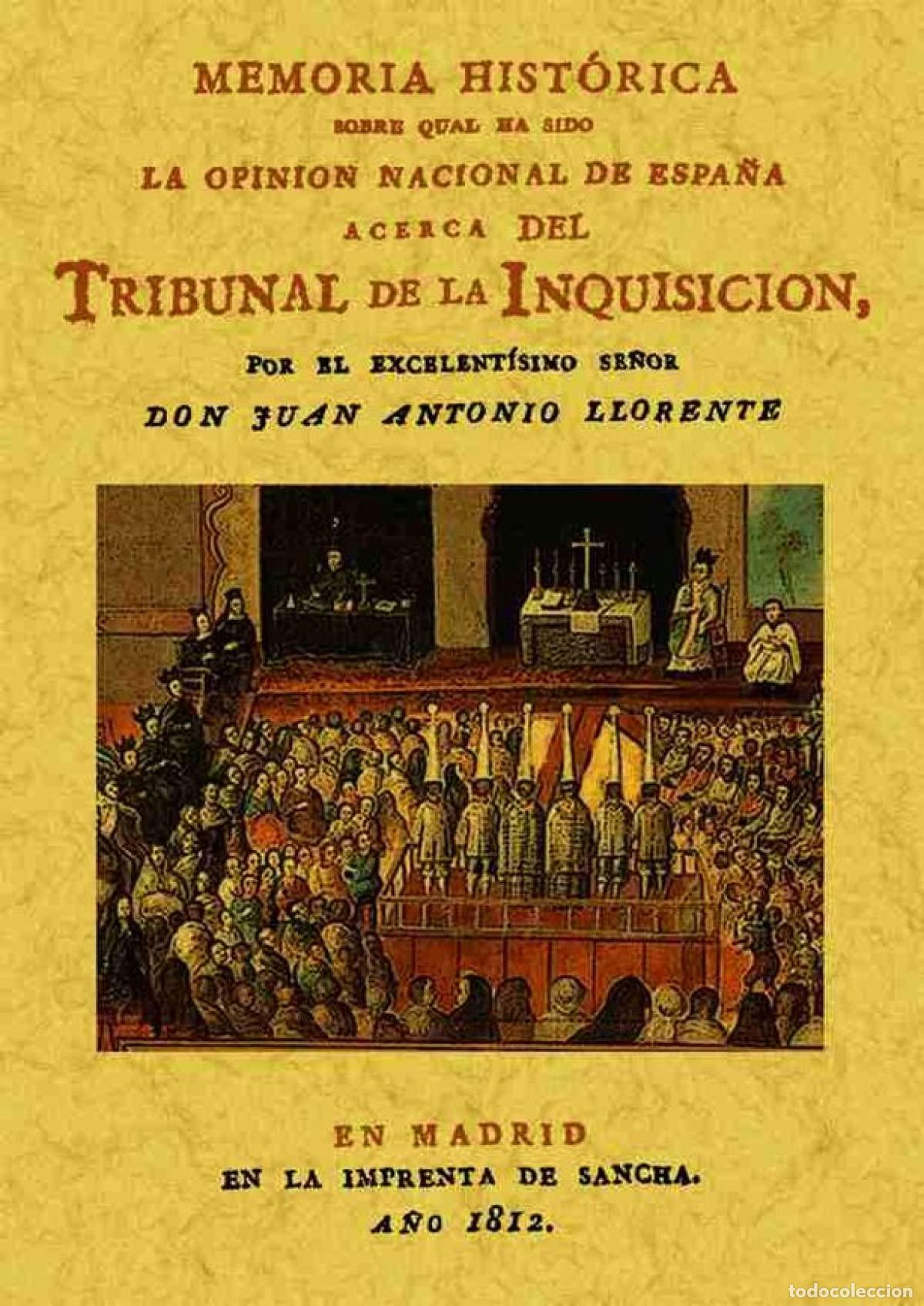 Libros de segunda mano: Memoria hist&oacute;rica acerca del Tribunal de la Inquisici&oacute;n