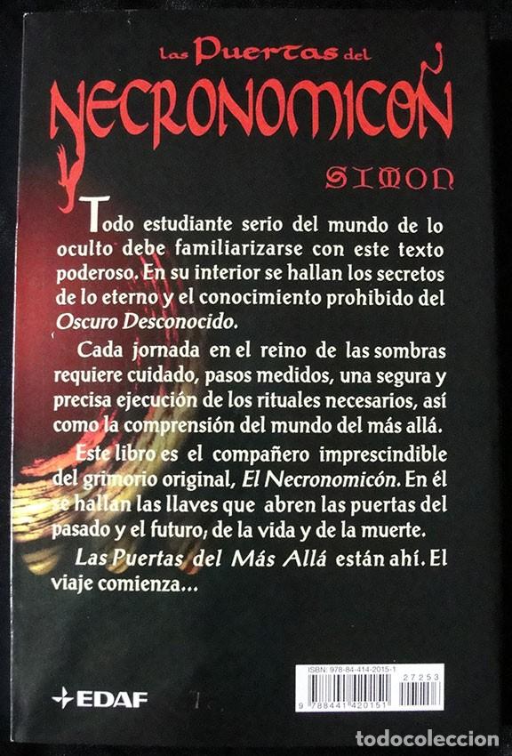 Libros de segunda mano: LAS PUERTAS DEL NECRONOMICON - SIMON - - Foto 5