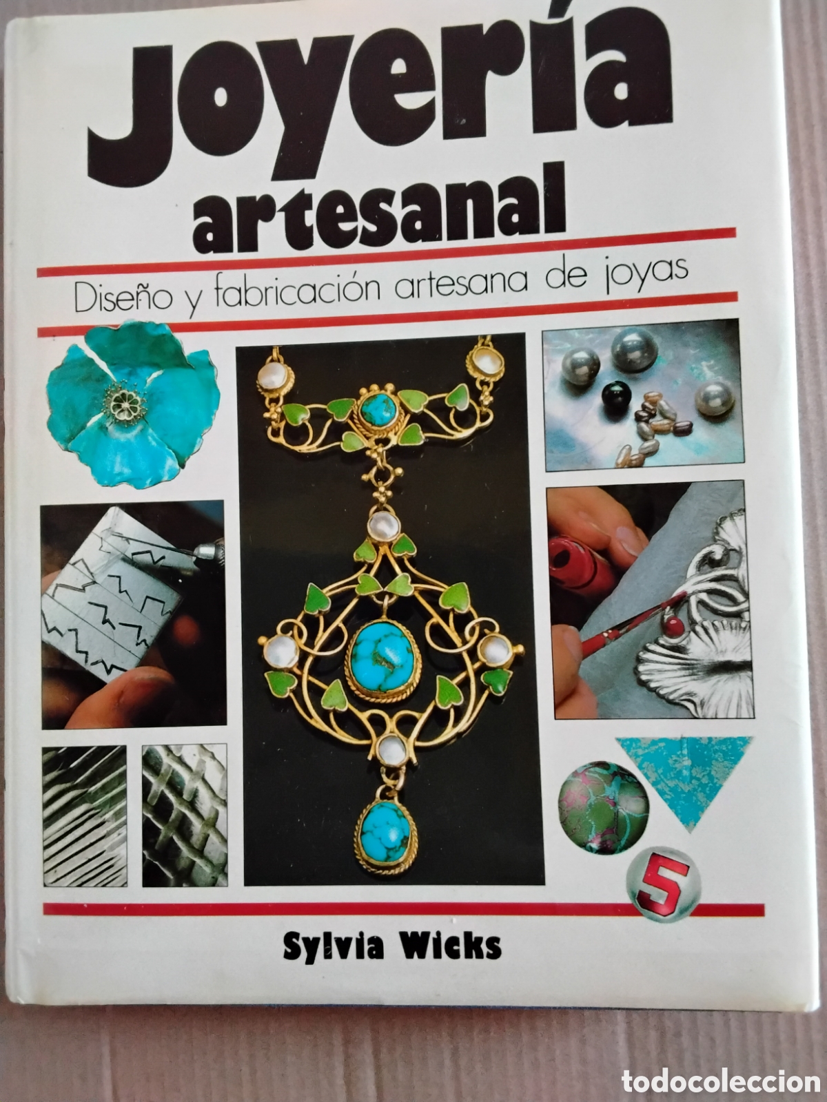 Libros de segunda mano: JOYER&Iacute;A ARTESANAL. DISE&Ntilde;O Y FABRICACI&Oacute;N ARTESANA DE JOYAS. SYLVIA WICKS