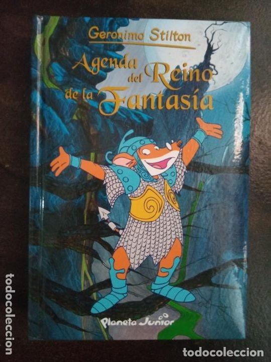 Libros de segunda mano: libro tapa dura GERONIMO STILTON. Agenda del Reino de la Fantas&iacute;a (Actividades Stilton)