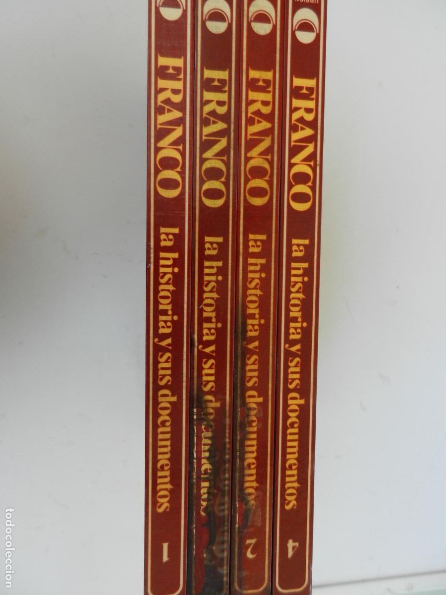 Libros de segunda mano: FRANCO - LA HISTORIA Y SUS DOCUMENTOS - VOL I-II-III-IV - 4 TOMOS 1986
