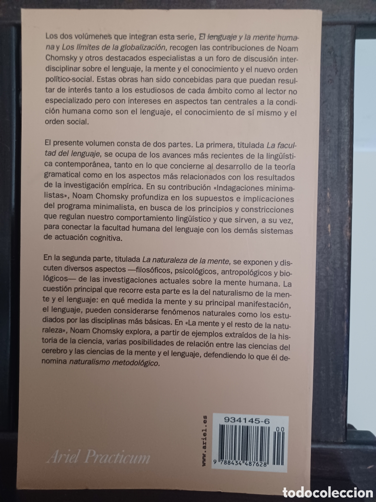Libros de segunda mano: El lenguaje y la mente humana/ Norma Chomsky y otros/ Ariel Practicum, 2002 - Foto 2