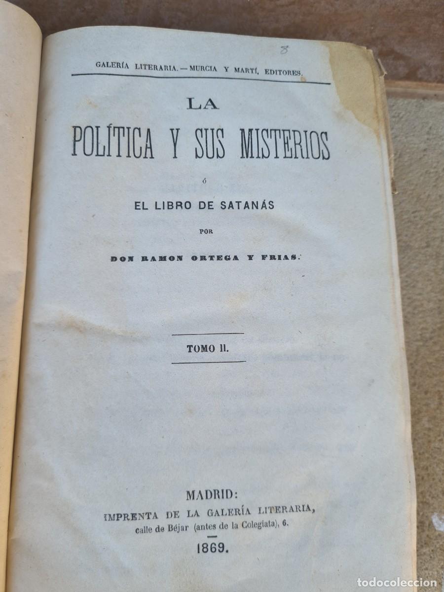 Libros de segunda mano: Libro el libro de satan&aacute;s de Ram&oacute;n Ortega y Frias