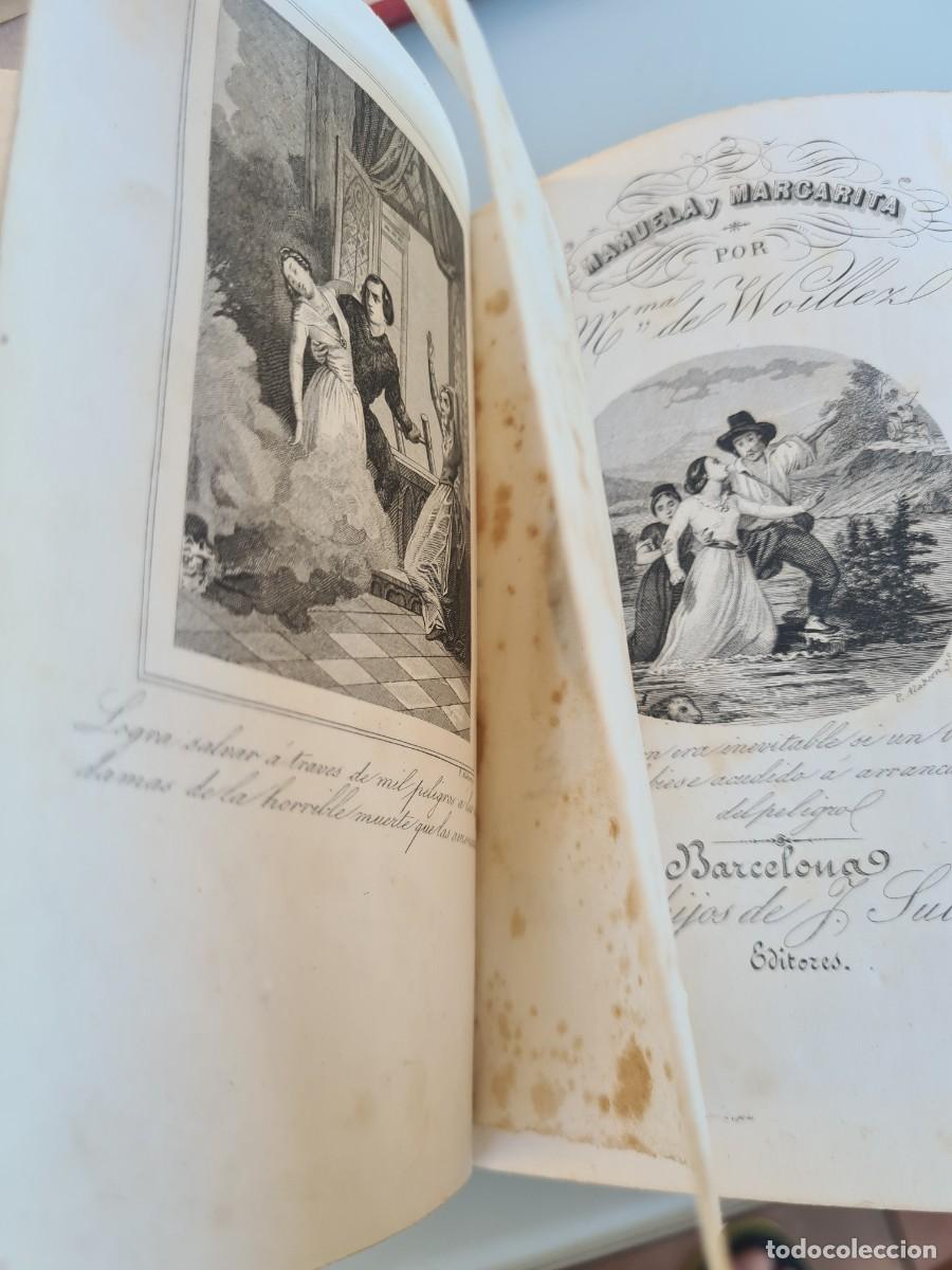 Libros de segunda mano: Libro Manuela y Margarita 1862 - Foto 3
