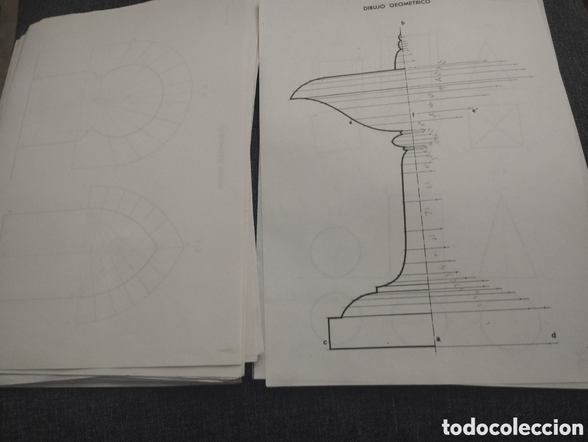 Libros de segunda mano: Cuaderno con 32 laminas de Dibujo Geom&eacute;trico de P&eacute;rez Lozano - Foto 6