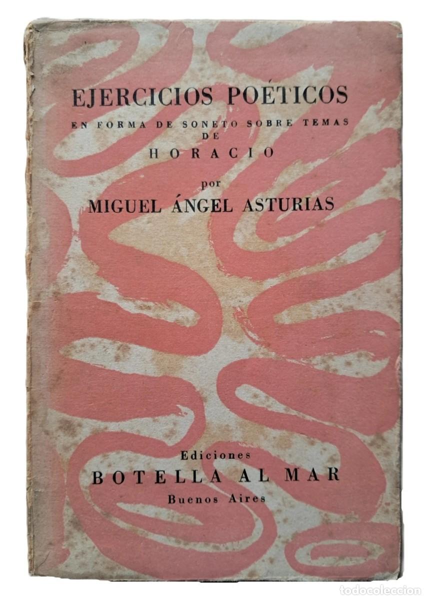 Libros de segunda mano: Asturias, Miguel &Aacute;ngel - Ejercicios Po&eacute;ticos - Luis Seoane - (1951) - FIRMADO