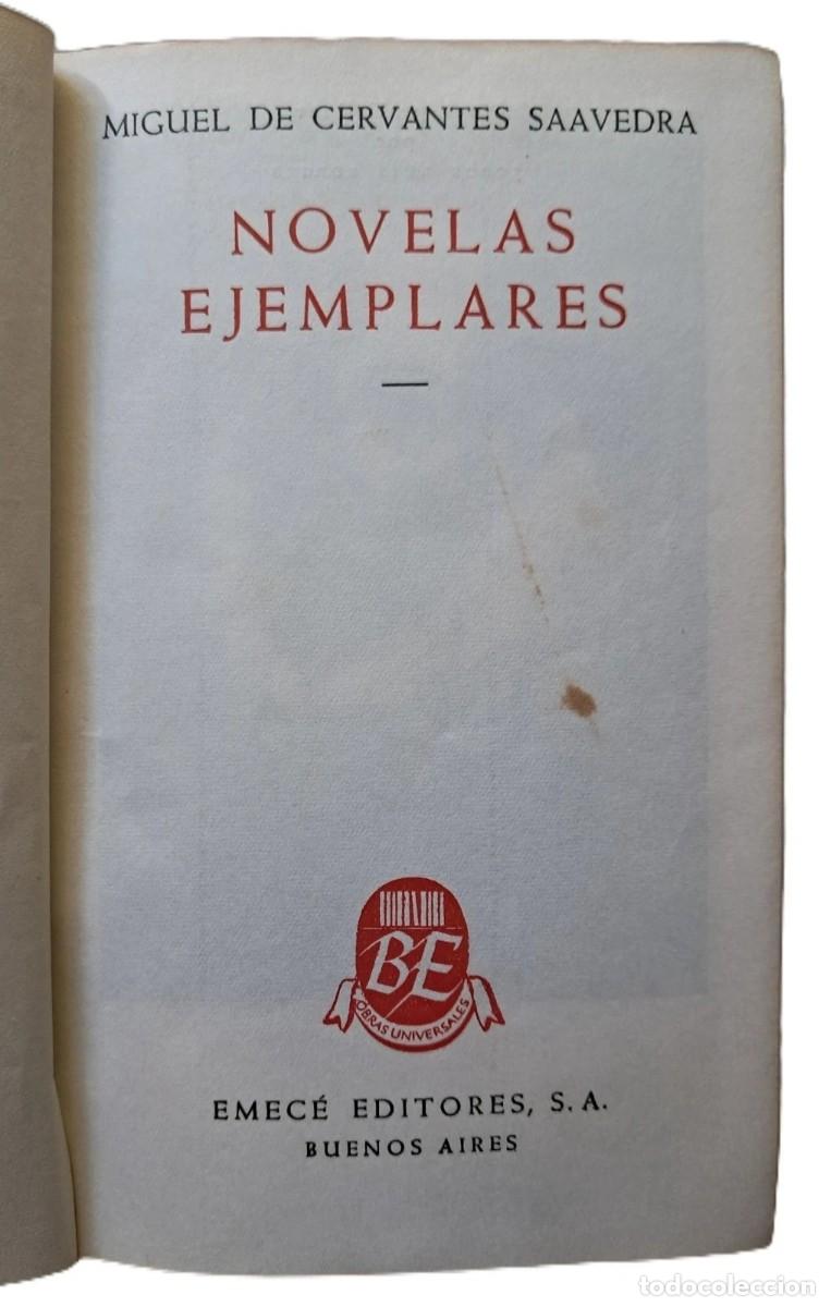 Libros de segunda mano: Miguel de Cervantes Saavedra - Novelas Ejemplares - Jorge Luis Borges - (1946)