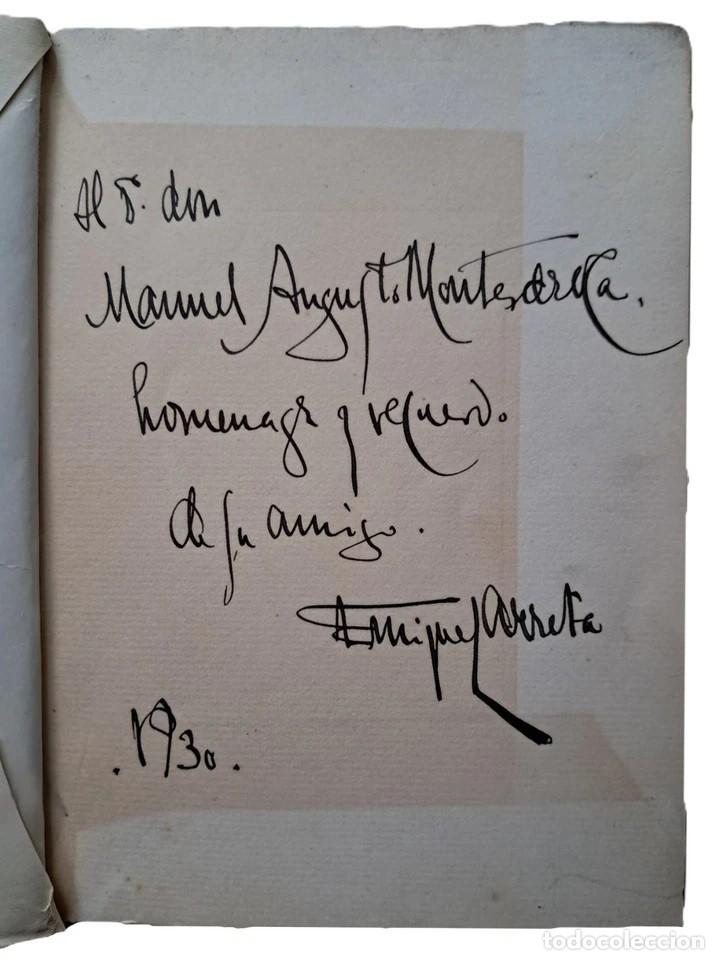 Libros de segunda mano: Larreta, Enrique - Discurso en Sevilla - Francisco Mateos - (1929) - SIGNED - Foto 2