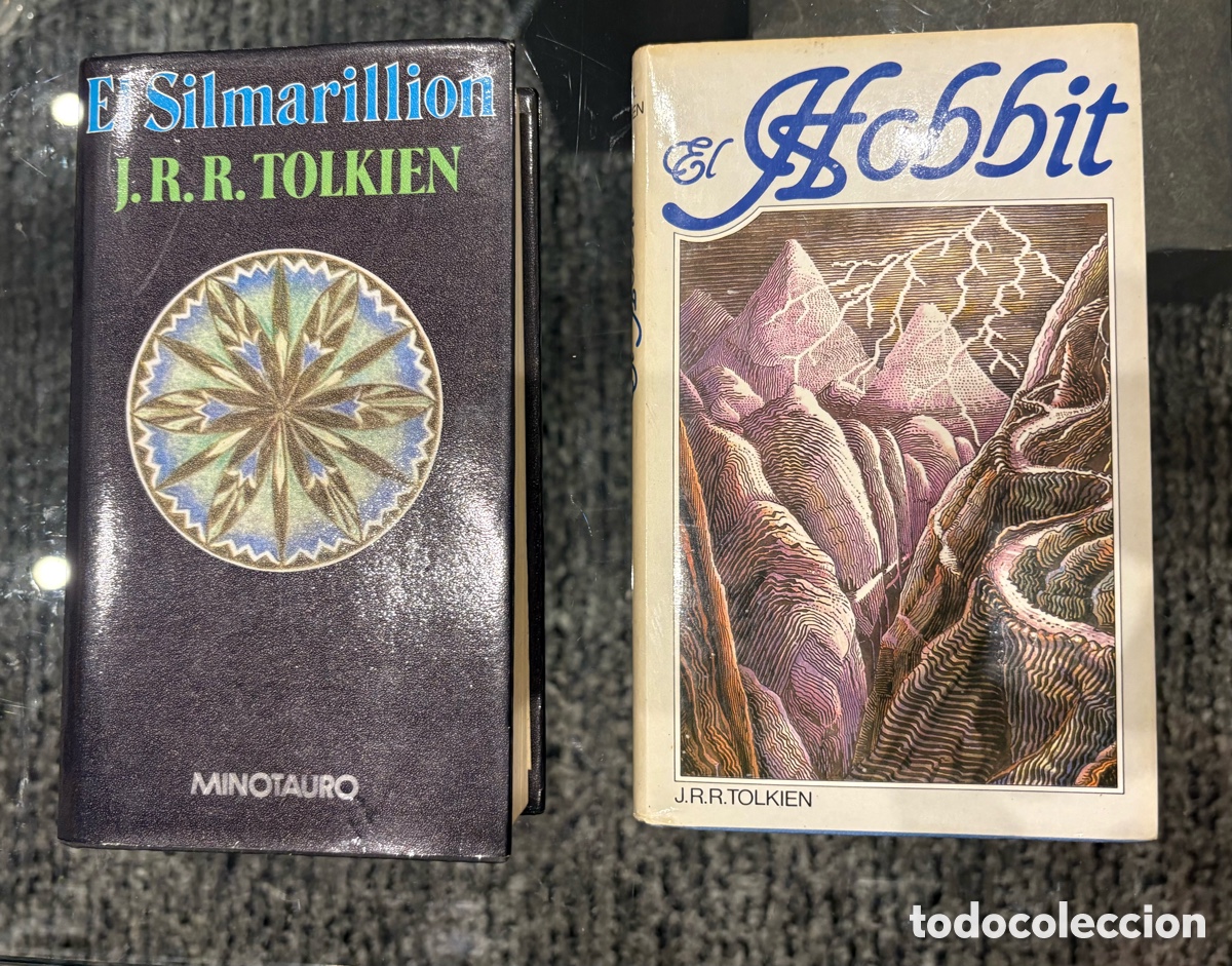 Libros de segunda mano: EL HOBBIT + EL SILMARILLION J.R.R. TOLKIEN