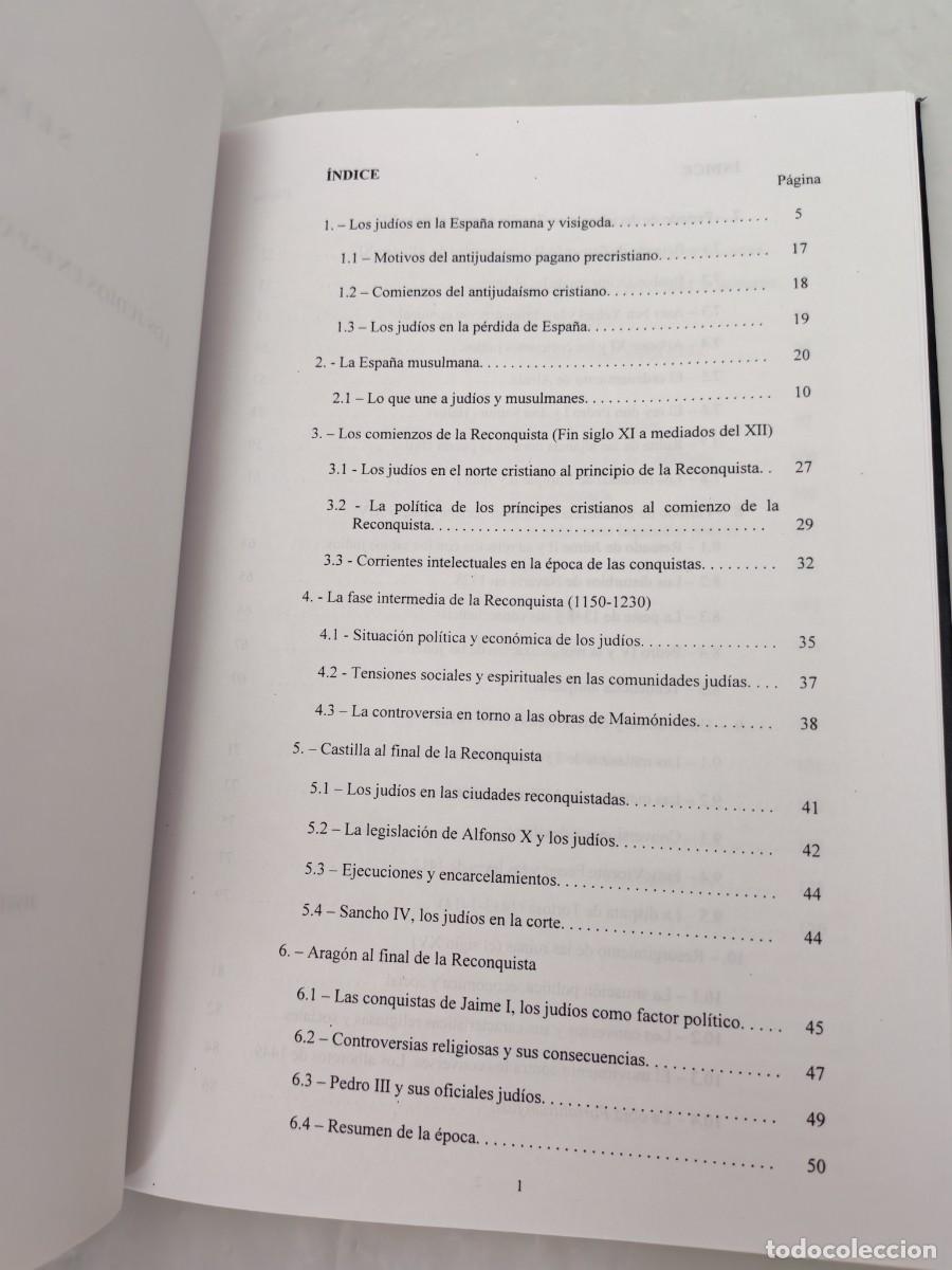 Libros de segunda mano: SEFARAD: Los Jud&iacute;os en Espa&ntilde;a hasta su expulsi&oacute;n - Foto 3