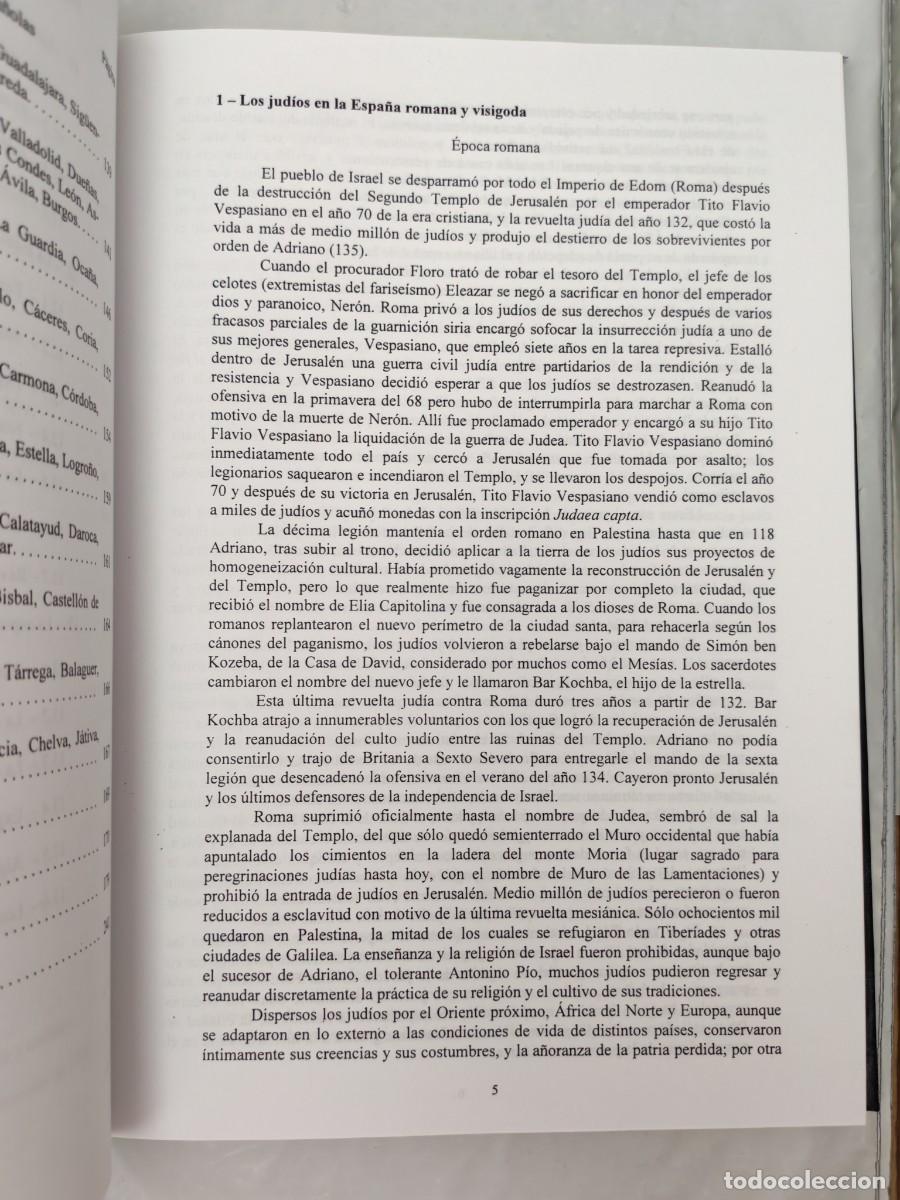 Libros de segunda mano: SEFARAD: Los Jud&iacute;os en Espa&ntilde;a hasta su expulsi&oacute;n - Foto 7