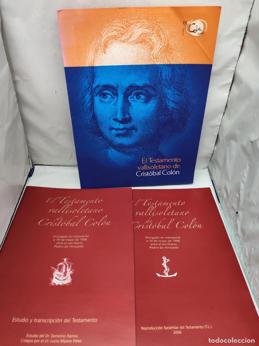 Second hand books: El testamento vallisoletano de Crist&oacute;bal Col&oacute;n (Reproducci&oacute;n facs&iacute;mil + Estudio y transcripci&oacute;n)