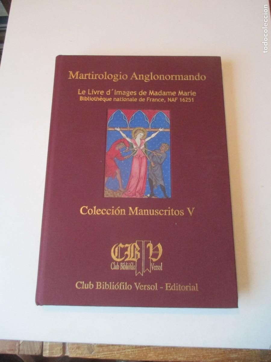 Libros de segunda mano: MARTIROLOGIO ANGLONORMANDO . Colecci&oacute;n Manuscritos V W41169
