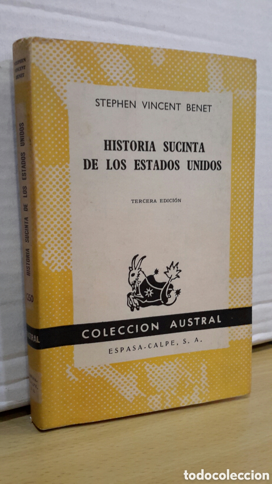 Livres d'occasion: Historia sucinta de los Estados Unidos - Stephen Vincent Benet