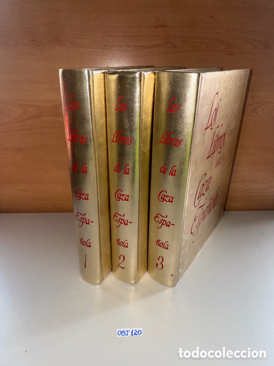 Libros de segunda mano: LOS LIBROS DE LA CAZA ESPA&Ntilde;OLA, OBRA COMPLETA CON 3 TOMO