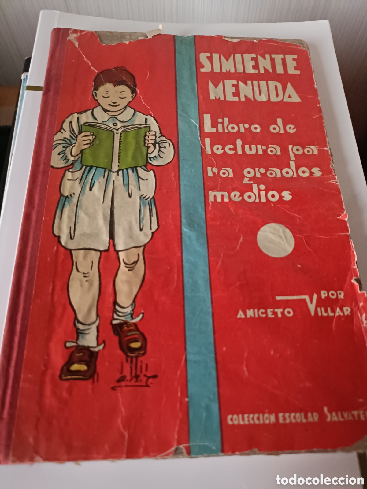Second hand books: Simiente menuda libro de lectura Aniceto villar