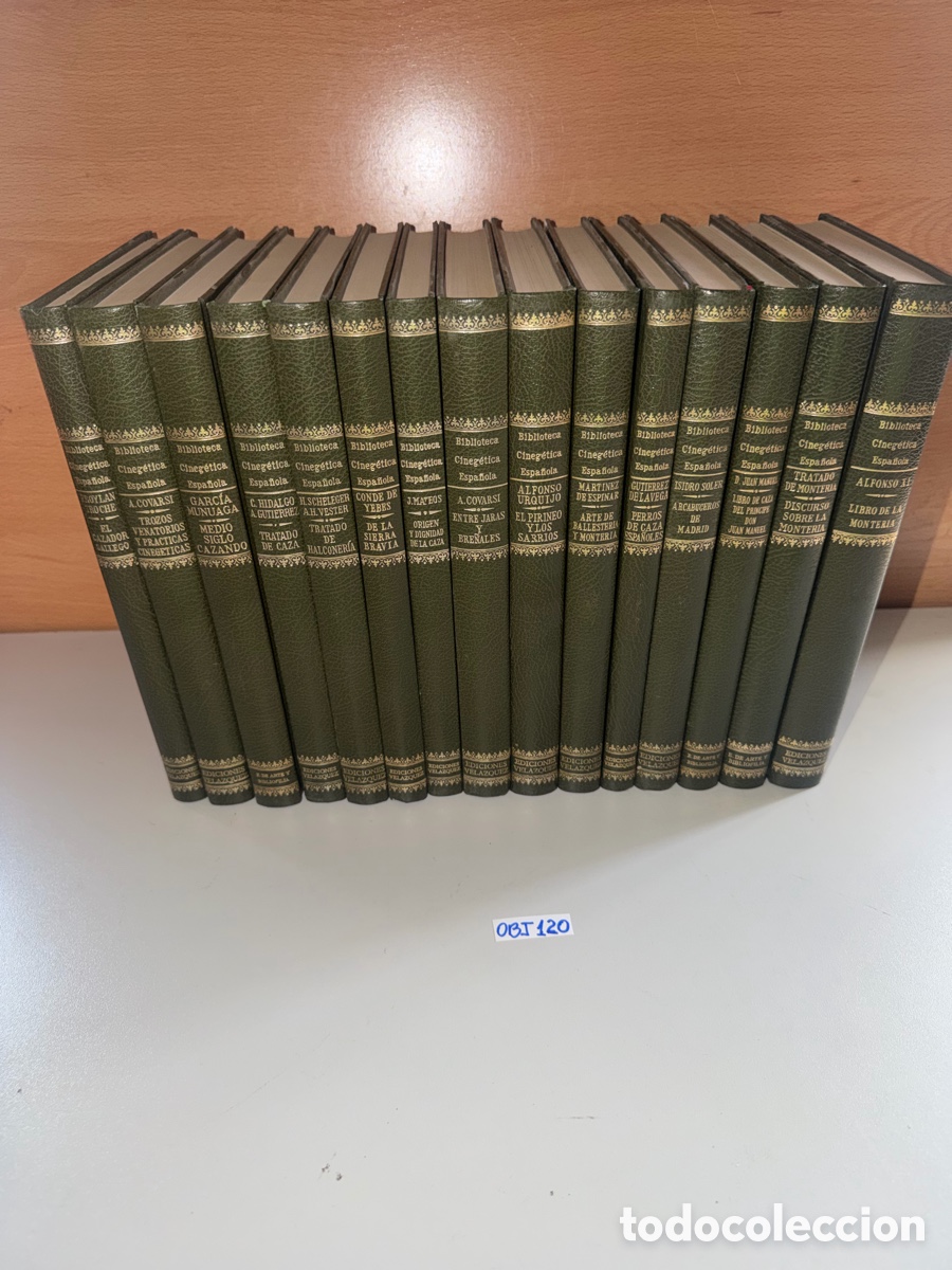 Libros de segunda mano: colecci&oacute;n Biblioteca Cineg&eacute;tica Espa&ntilde;ola (publicada por Ediciones Vel&aacute;zquez 15 tomos